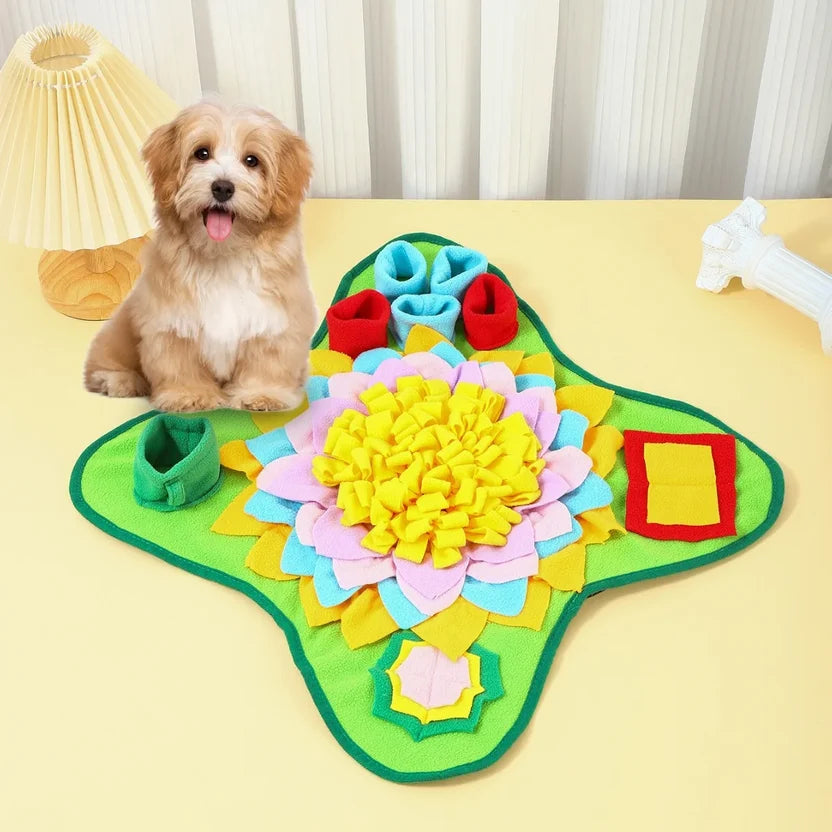 Alfombra interactiva para olfatear para perros